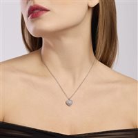 Collana Mabina Donna Gesto d'Amore in Argento Zircone 553709 - 553709
